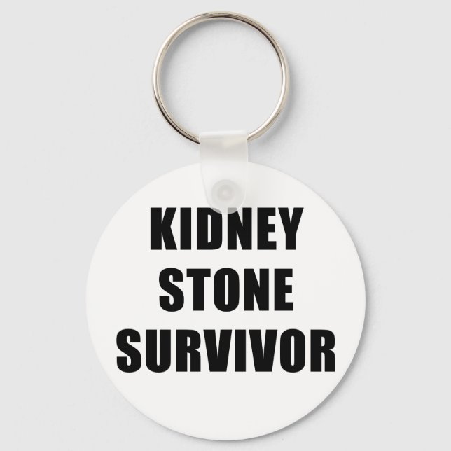 Kidney Stone Survivor Key Ring (Front)