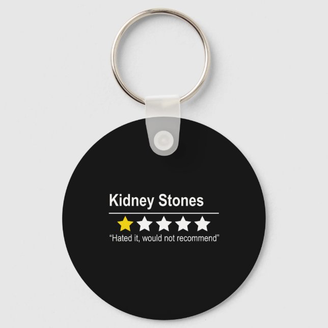 Kidney stones - not recommended - urine urination key ring (Front)