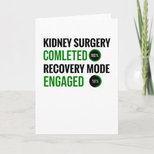 Kidney Surgery Recovery   Kidney Transplant Gifts Card