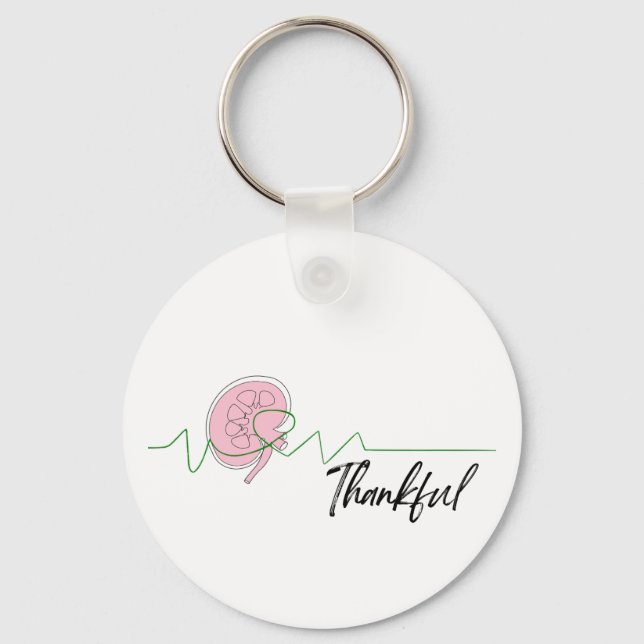 Kidney Thankful Key Ring (Front)