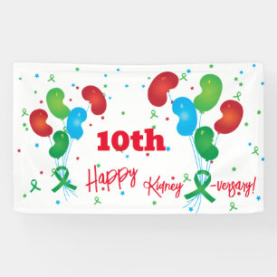 Kidney Transplant Anniversary Party Banner