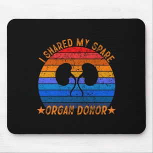 Kidney Transplant Donor Kidney Disease Awareness Mouse Pad