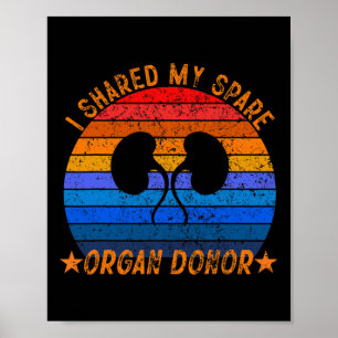Kidney Transplant Donor Kidney Disease Awareness  Poster