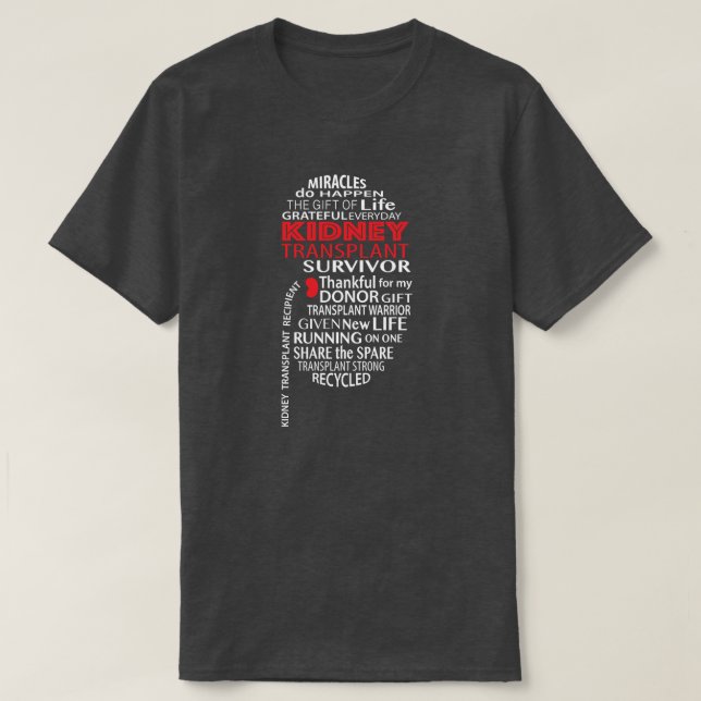 Kidney Transplant Original Design T-shirt  (Design Front)
