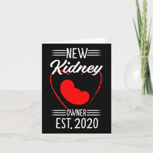 Kidney Transplant Recipient 2020 Organ Card