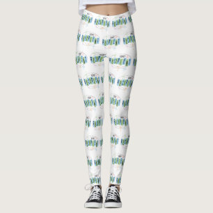 Kidney Transplant Recipient Retro Style Leggings