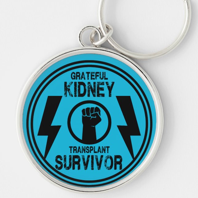 Kidney Transplant Survivor Key Ring (Front)