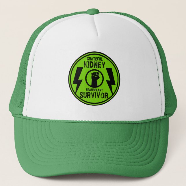 Kidney Transplant Survivor Trucker Hat (Front)
