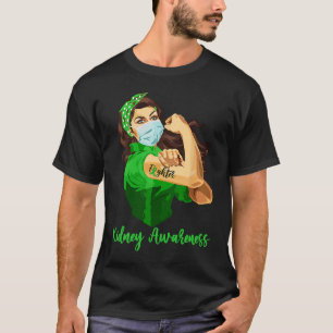 Kidney Warrior Unbreakable Fighter Kidney Awarene T-Shirt