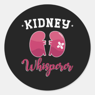 Kidney Whisperer Dialysis Nurse Nephrology Tech Classic Round Sticker