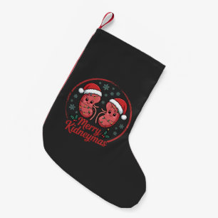 Kidneymas Christmas Funny Kidney Holiday for Nephr Small Christmas Stocking