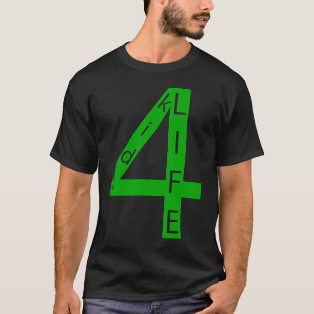 Kids4Life Green, Double, Dark T-Shirt (Front)