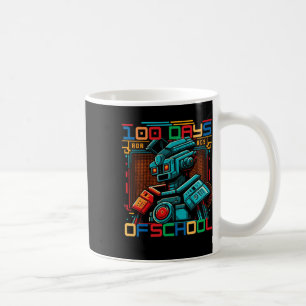 Kids 100 Day Of School Gamer Boy Girl Gamer Futuri Coffee Mug