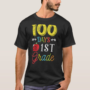Kids 100 Days Of 1st Grade 100 Days Of School T-Shirt
