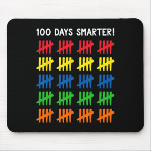 Kids 100 Days of School  100 Tally Marks  Mouse Pad