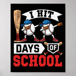 Kids 100 Days Of School Boys 100th Day Sell Toddle Poster