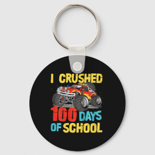 Kids 100 Days Of School For Toddler Boys Kids Mons Key Ring