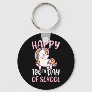 Kids 100 Days Of School Girls Happy 100th Day Of S Key Ring
