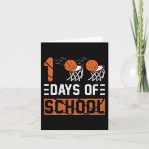 Kids 100 Days Of School Kids Girls Toddler Boys Ba Card