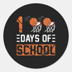 Kids 100 Days Of School Kids Girls Toddler Boys By Classic Round Sticker