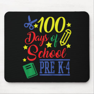 Kids 100 Days Of School Pre-k 4 Mouse Pad