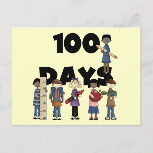 Kids 100 Days of School T-shirts and Gifts Postcard