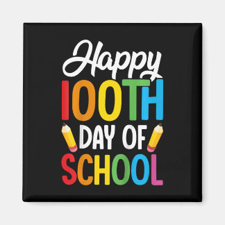 Kids 100 Days Of School Teachers Kids Girls Boys 1 Magnet