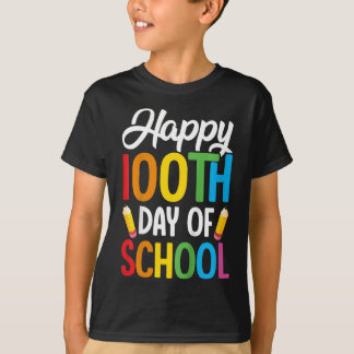 Kids 100 Days Of School Teachers Kids Girls Boys 1 T-Shirt
