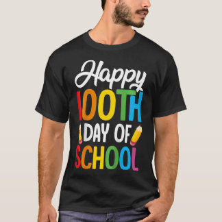 Kids 100 Days Of School Teachers Kids Girls Boys 1 T-Shirt