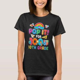 Kids 100th Day Of School Pop It 100 Days Of 10Th G T-Shirt