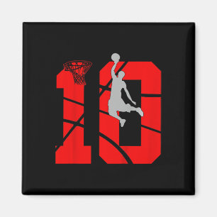 Kids 10 Year Old 10th Basketball Birthday PartyThe Magnet