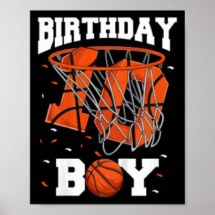 Kids 10th Birthday Bysketbyll Kids Poster