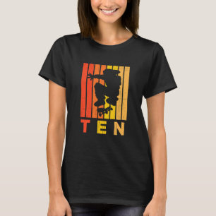 Kids 10th Birthday Skater Boy Girl 10 Year Old Ska T-Shirt