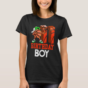 Kids 11 Year Old Basketball Dabbing 11th Birthday  T-Shirt