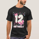 Kids 12 Twelfth 12th Birthday Girls Bday Princess  T-Shirt<br><div class="desc">Kids 12 Twelfth 12th Birthday Girls Bday Princess Ribbon Bow</div>