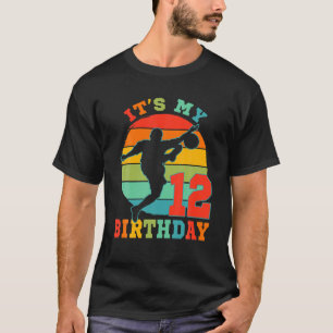 Kids 12 Year Old Soccer It s My Birthday Party The T-Shirt