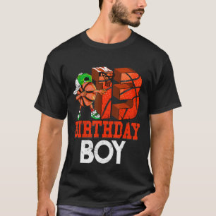 Kids 13 Year Old Basketball Dabbing 13th Birthday T-Shirt