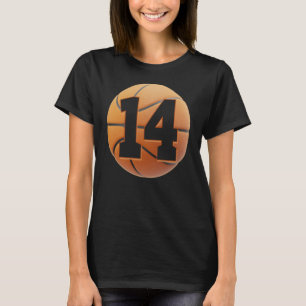 kids 14year Old Birthday Boys basketball 14th bir T-Shirt