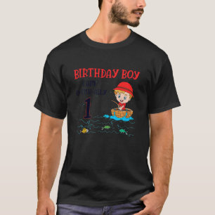 Kids 1 Year Old Little Fisherboy Fishing Children  T-Shirt