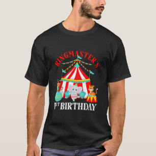 Kids 1 Year Old Ringmaster Cute Circus 1st Birthda T-Shirt