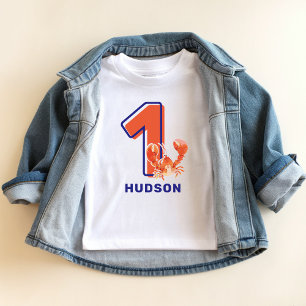 Kids 1st Birthday Lobster Guest of Honour Baby T-Shirt