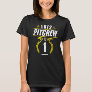 Kids 1st Birthday This Pitcrew Is 1 Year Old Car R T-Shirt
