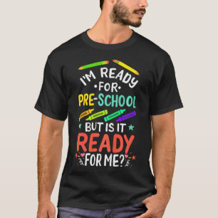 Kids 1st Day of Preschool Pre-K First Day of Schoo T-Shirt