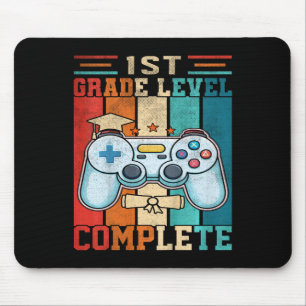 Kids 1st Grade Level Complete Gaming Last Day Of S Mouse Pad