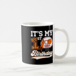 Kids 1st Sketll Birthday 1 Year Old Sketll Player Coffee Mug