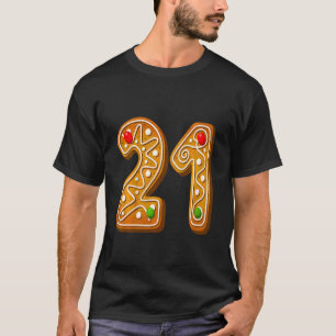 Kids 21 Cutest Capital Christmas Cookie Alphabet T-Shirt