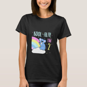 Kids 2 Year Old 2nd Birthday Koala Bear Birthday T-Shirt