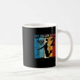 Kids 2 Year Old Basketball 2nd Birthday Boy Coffee Mug