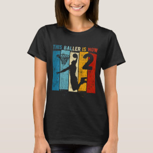 Kids 2 Year Old Basketball 2nd Birthday Boy  T-Shirt