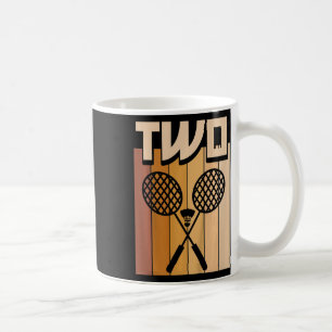 Kids 2 Year Old Dminton Birthday Boy 2nd Birthday  Coffee Mug